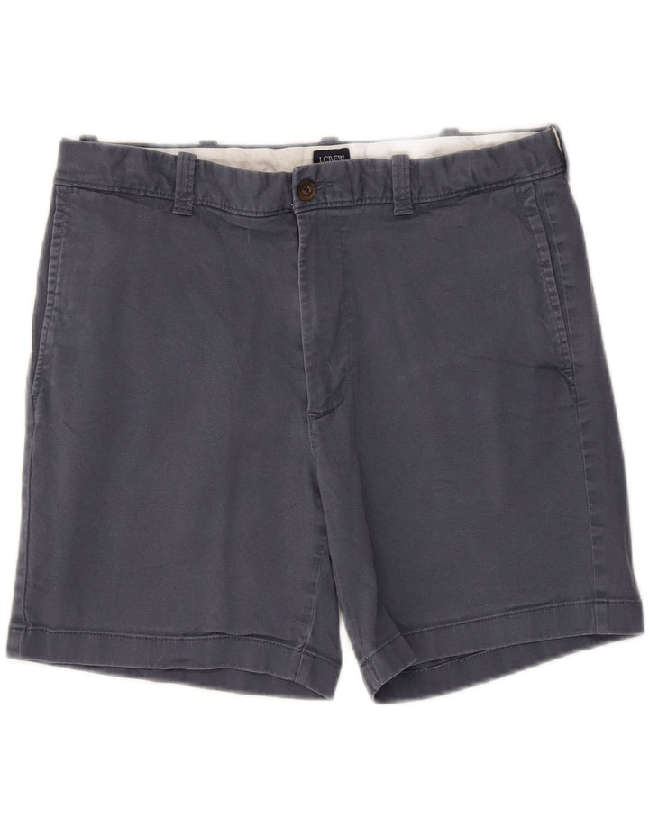 J. CREW Mens Chino Shorts W36 Large Navy Blue Vintage J. Crew and Second-Hand J. Crew from Messina Hembry 