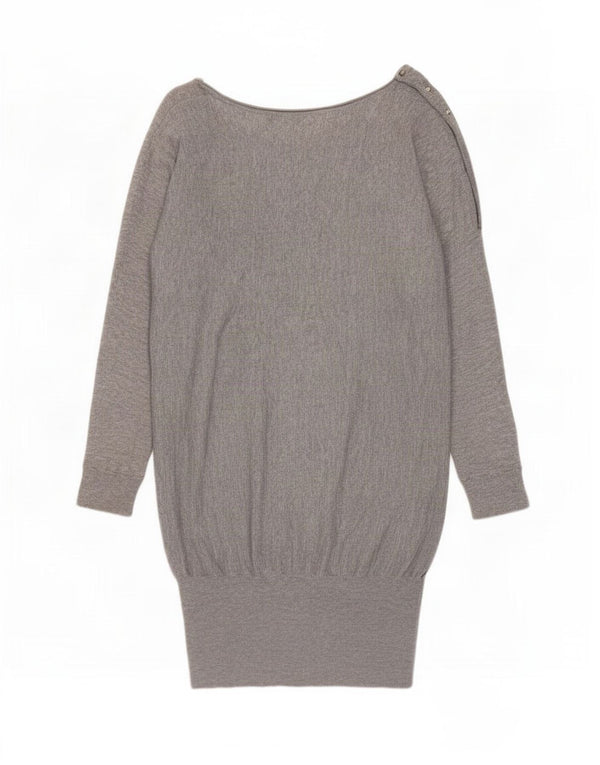 Женское платье оверсайз с заниженной талией Guess UK 6 XS, серая шерсть