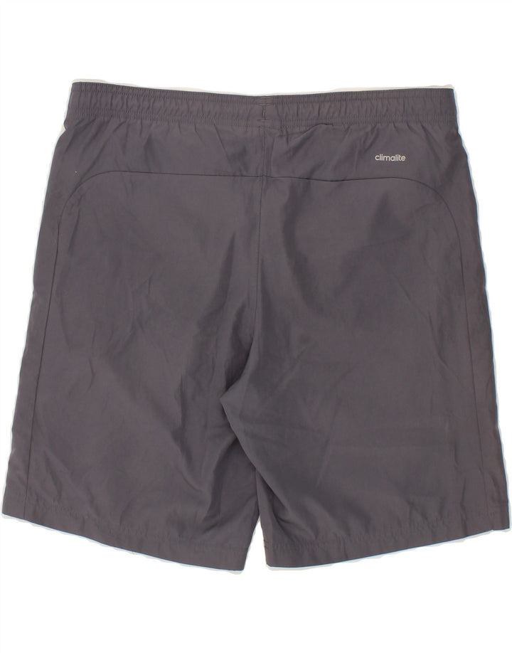 ADIDAS Mens Climalite Sport Shorts Small  Grey Polyester Vintage Adidas and Second-Hand Adidas from Messina Hembry 