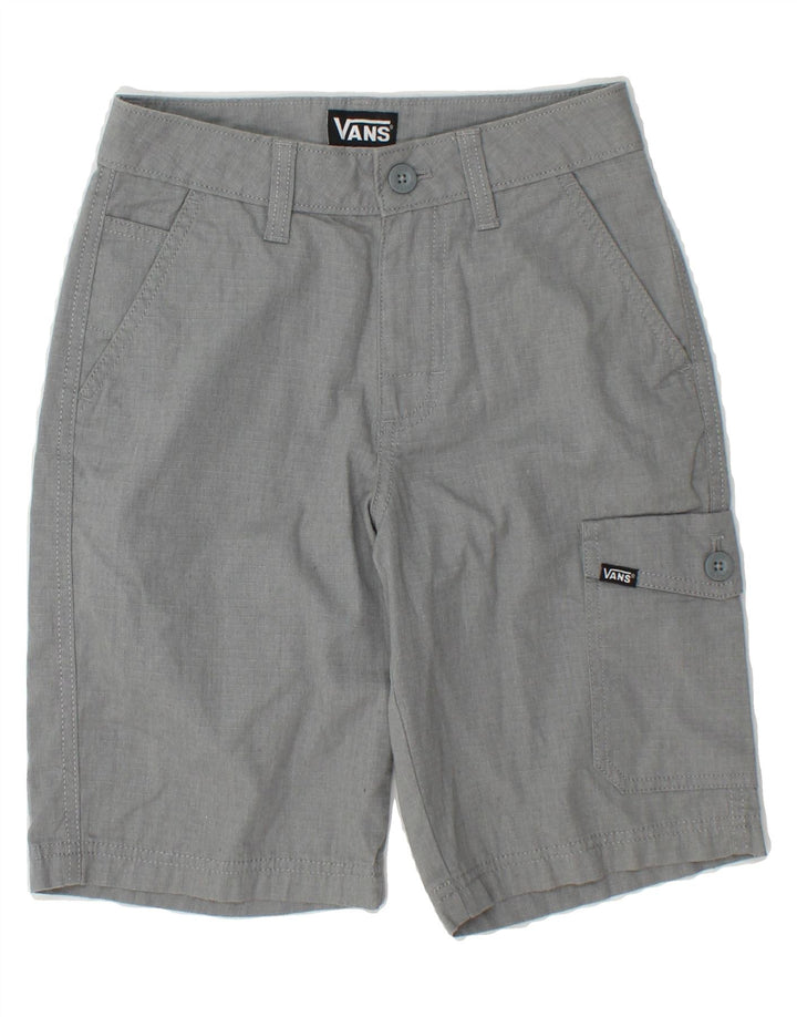 VANS Boys Cargo Shorts 7-8 Years W24  Grey Cotton Vintage Vans and Second-Hand Vans from Messina Hembry 