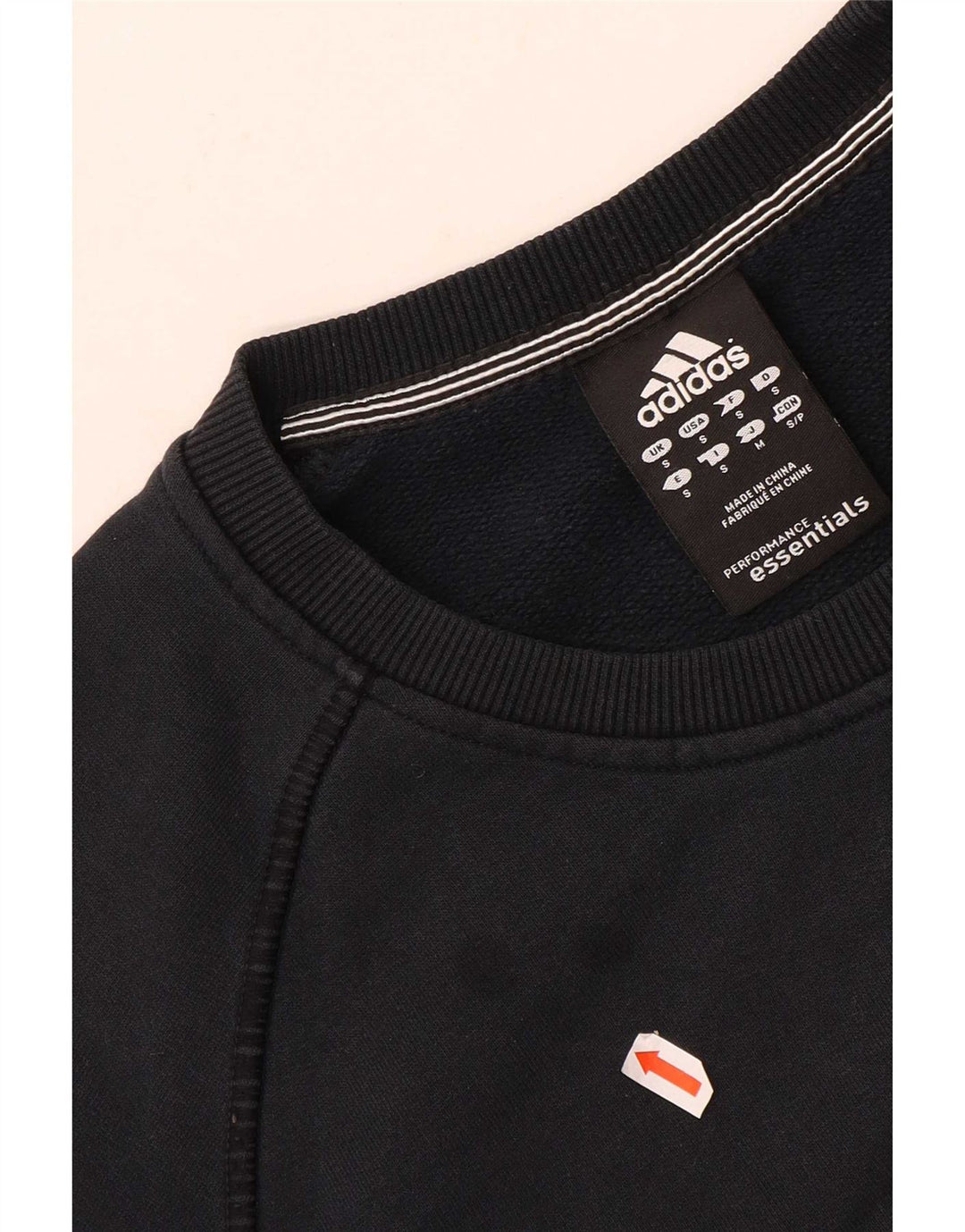 Мужской свитшот Adidas с графическим рисунком, маленький, темно-синий