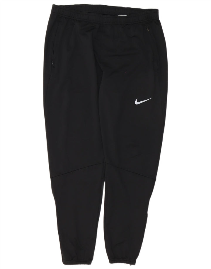 Мужские спортивные брюки для бега Nike Dri Fit, средние черные