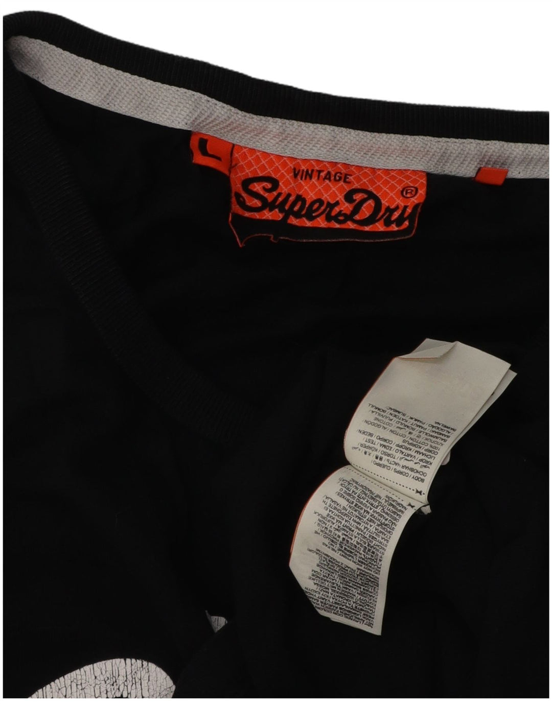 Мужской жилет с рисунком Superdry, большой черный хлопковый топ