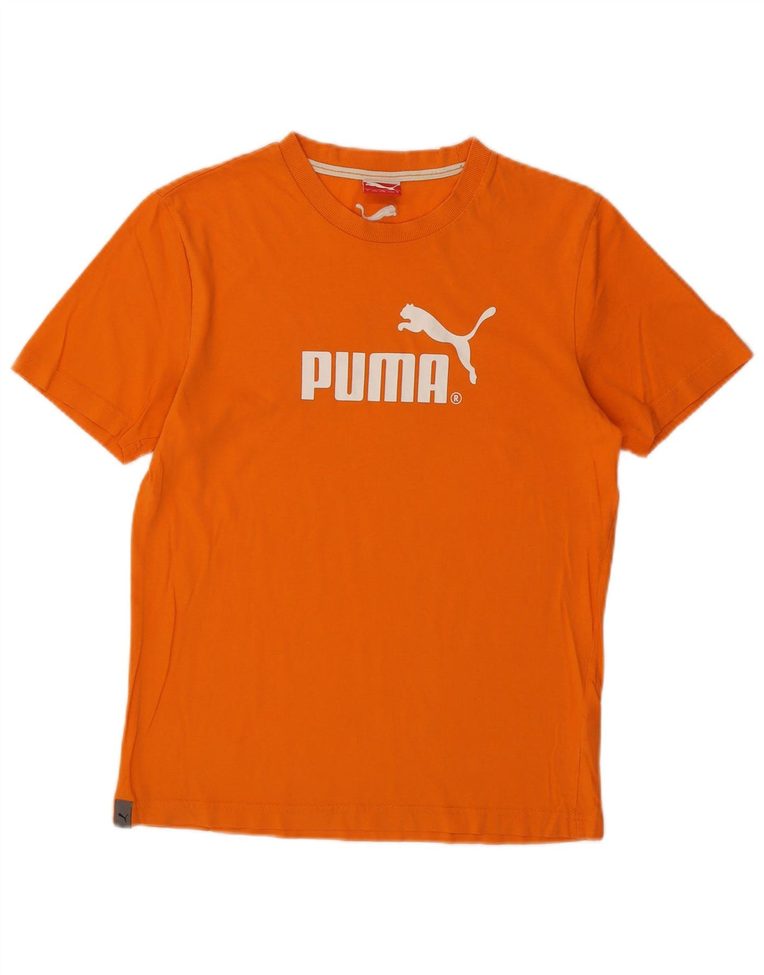 PUMA Mens Graphic T-Shirt Top Small Orange