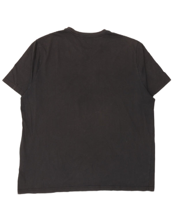 Мужская футболка свободного кроя Levi's с рисунком, 2XL, черный хлопок