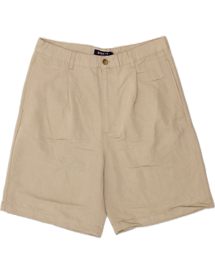 CHAPS Mens Chino Shorts W36 Large Grey Cotton Vintage Chaps and Second-Hand Chaps from Messina Hembry 