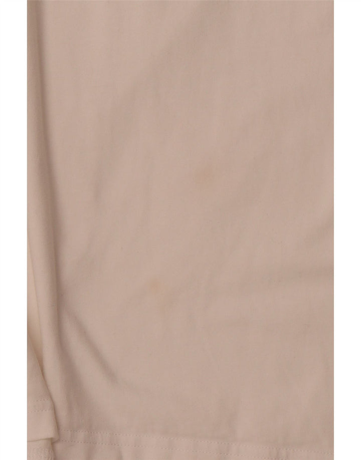 Женское платье-футболка без рукавов ADIDAS UK 16, большой белый хлопок