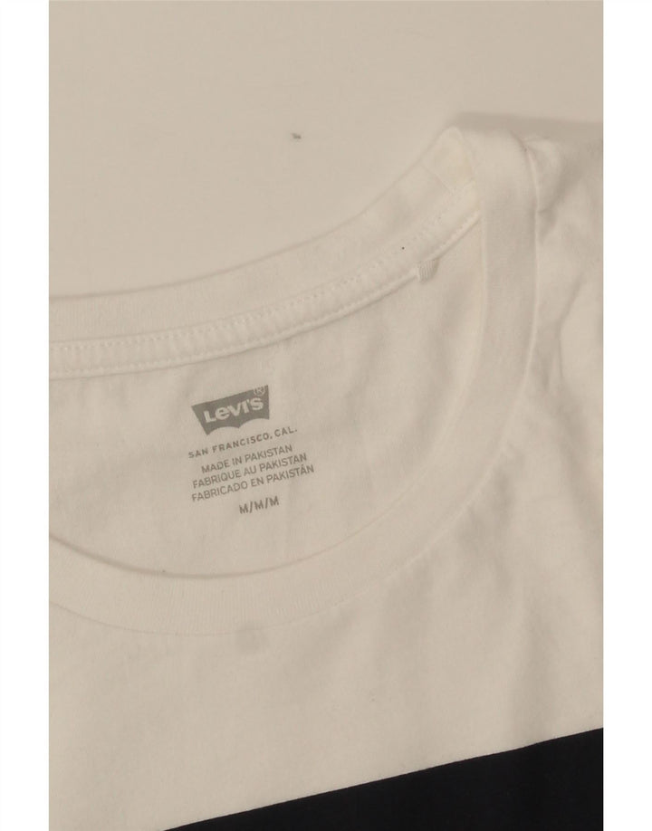 Женская футболка с рисунком Levi's Top UK 14, средний белый