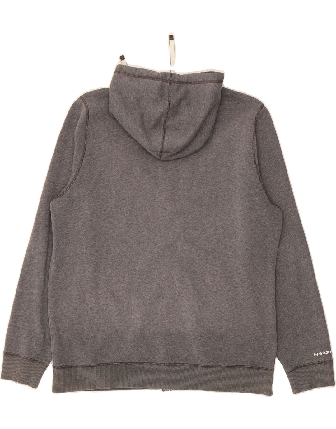 UNDER ARMOUR Mens Zip Hoodie Sweater Large Grey Vintage Under Armour and Second-Hand Under Armour from Messina Hembry 