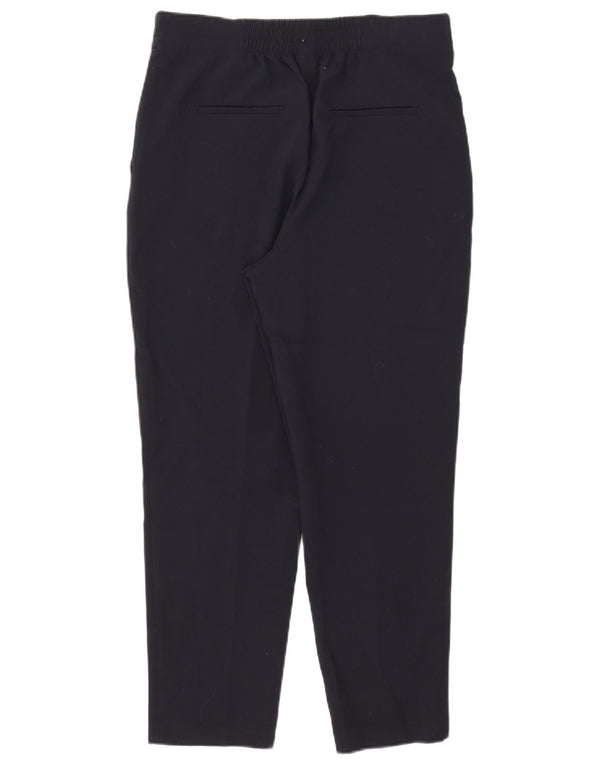 Женские зауженные брюки чинос Zara Medium W28 L26 Темно-синий полиэстер