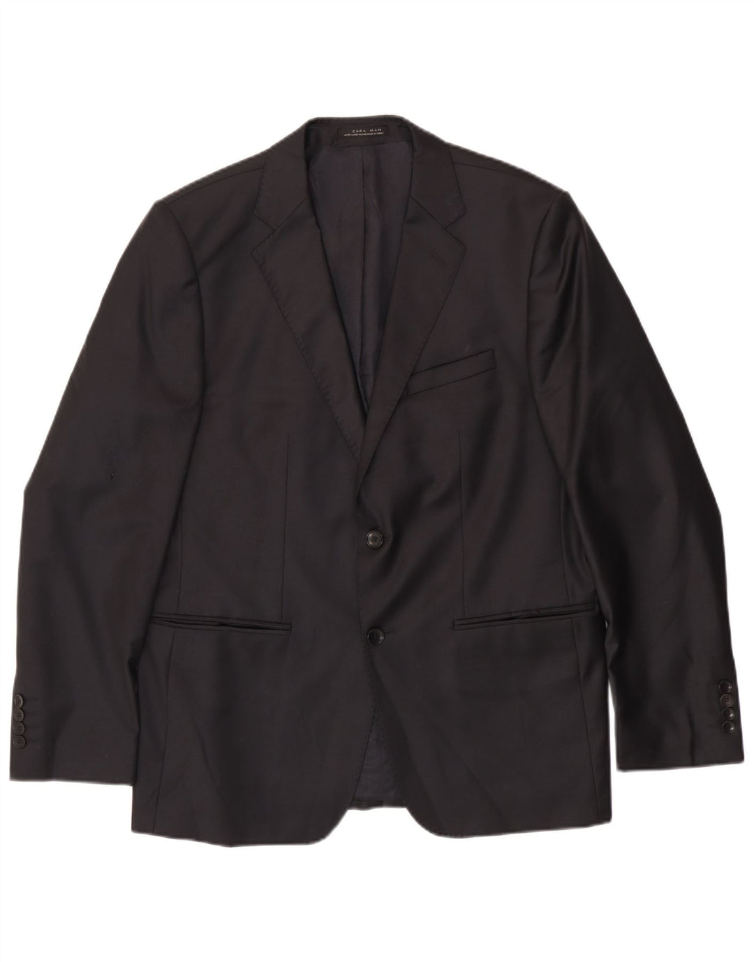 Мужской пиджак Zara на 2 пуговицах EU 54 XL, черный