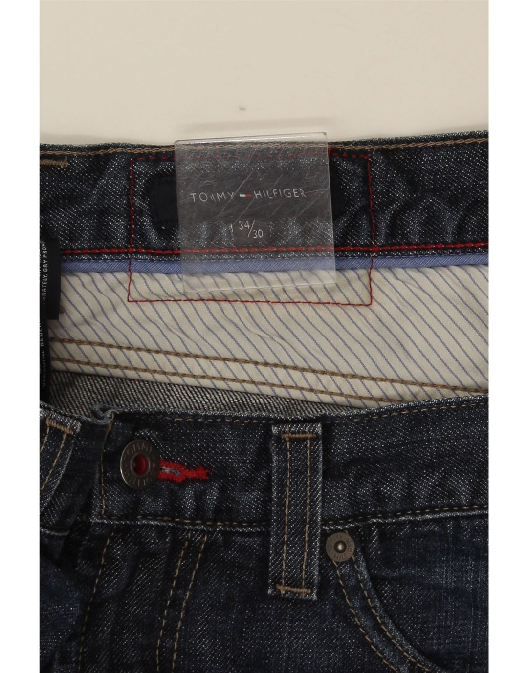 Мужские прямые джинсы Tommy Hilfiger W34 L30 синие