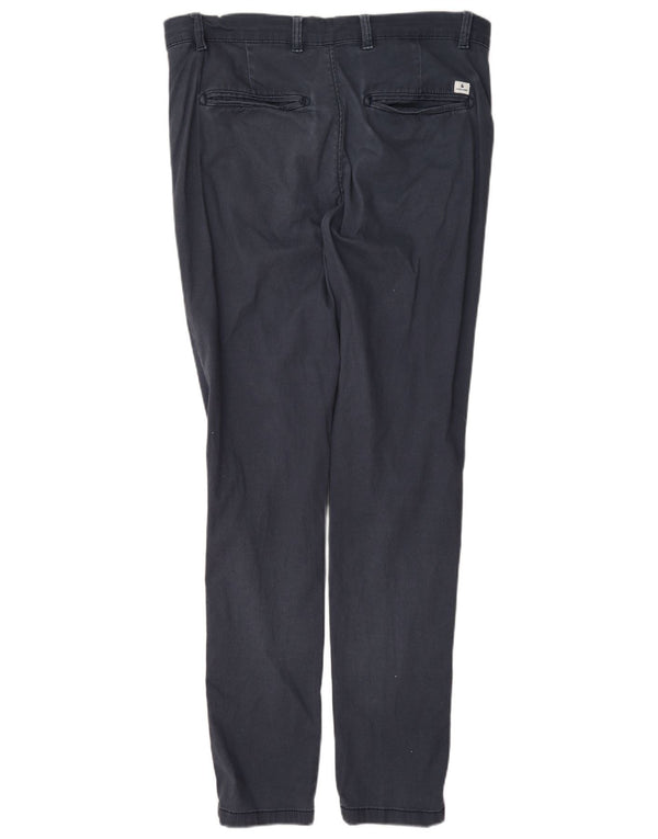 Мужские брюки-чиносы Jack & Jones Marco Slim W33 L36, темно-синие, хлопковые
