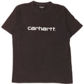 Мужская футболка с рисунком Carhartt, большой черный хлопок