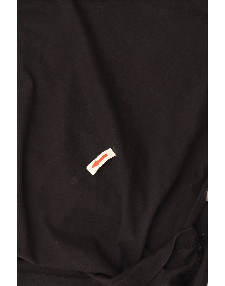 Мужская футболка Adidas Climalite, маленький черный хлопок