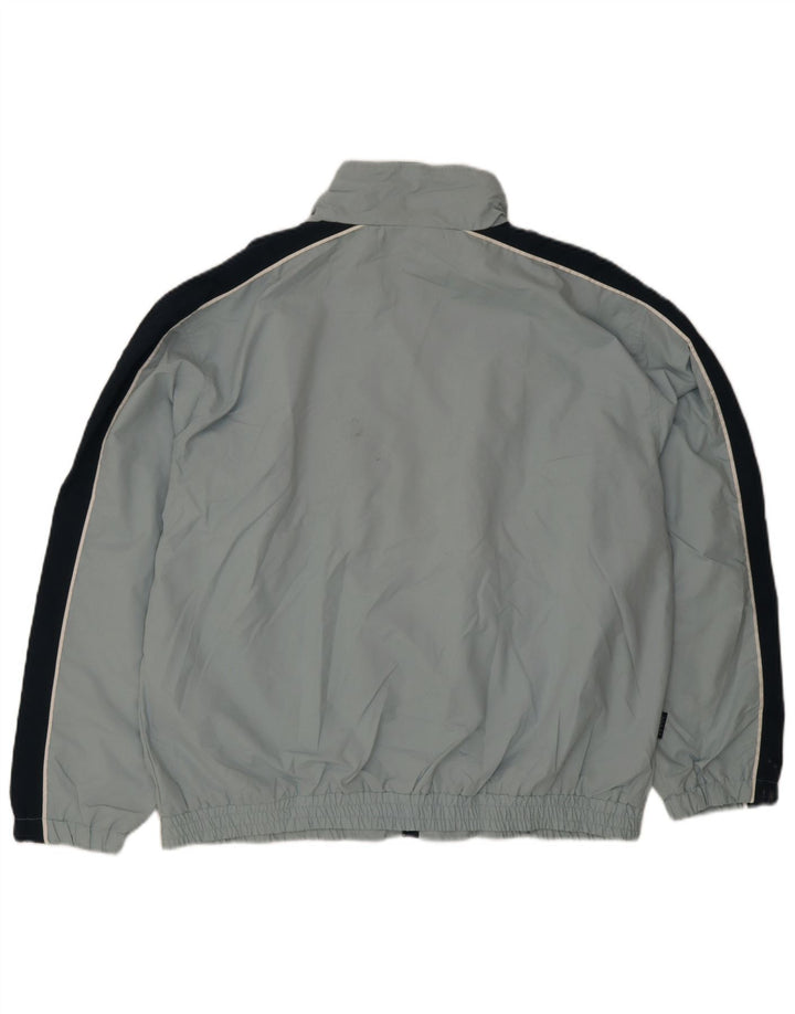Мужская ветровка Feroti UK 42 XL, синяя, полиэстер с цветными блоками