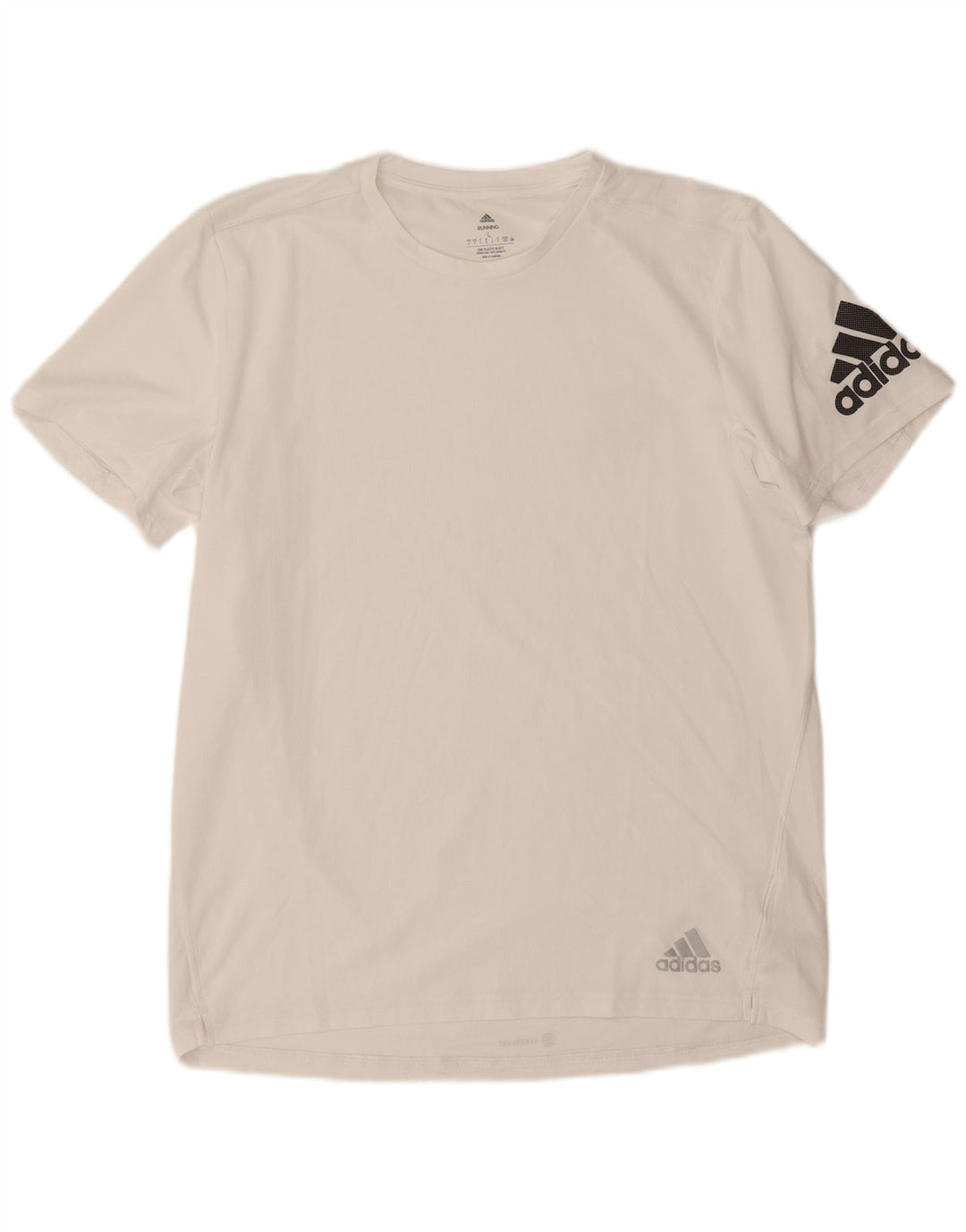 Мужская футболка Adidas Aeroready с рисунком, большой белый полиэстер
