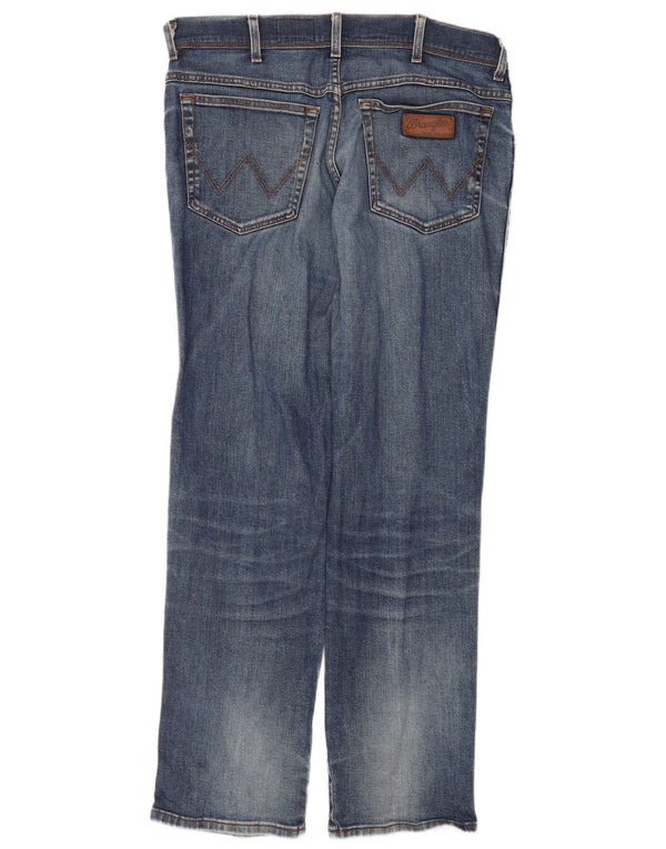 Мужские прямые джинсы Wrangler Texas Stretch W36 L32, синий хлопок