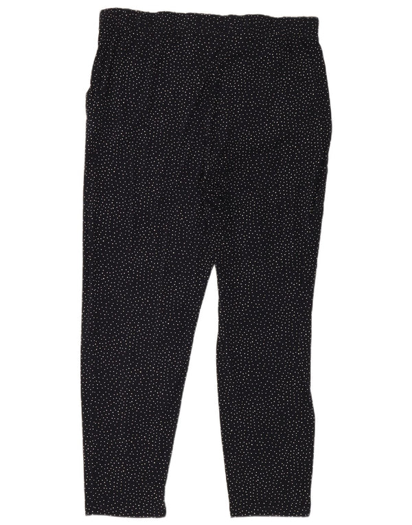 Женские леггинсы Marks & Spencer UK 18 XL Темно-синие вискоза в горошек