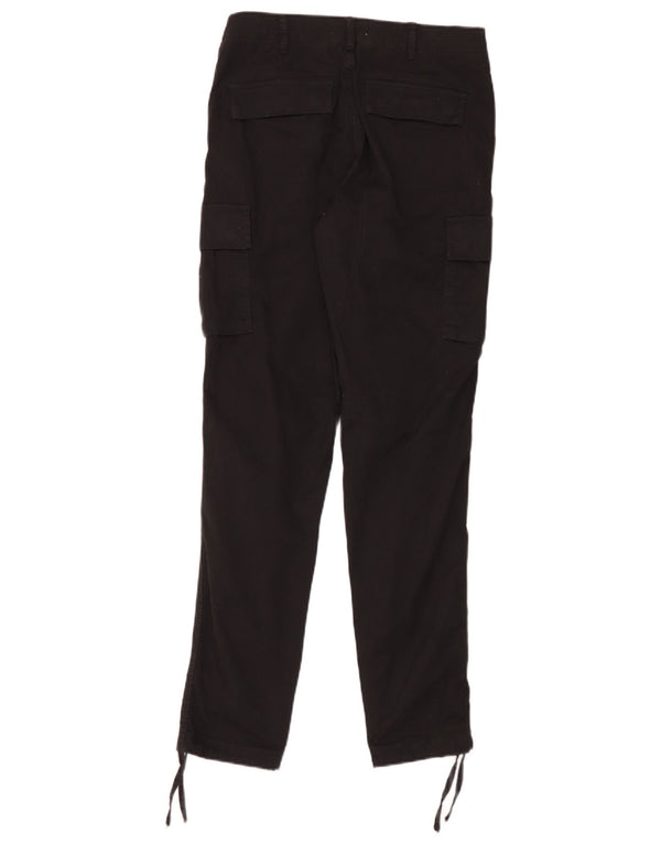 Мужские брюки-карго Jack & Jones W28 L32, черные, хлопковые