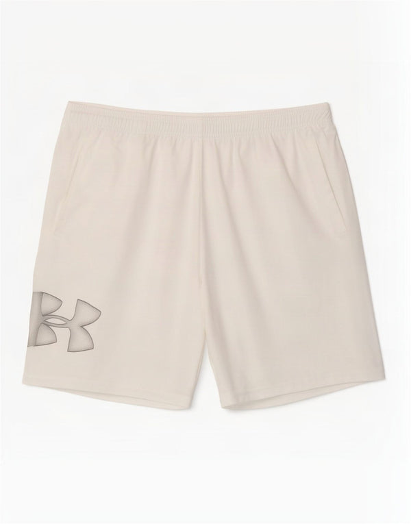 Мужские спортивные шорты с рисунком Under Armour Heat Gear XL, белые