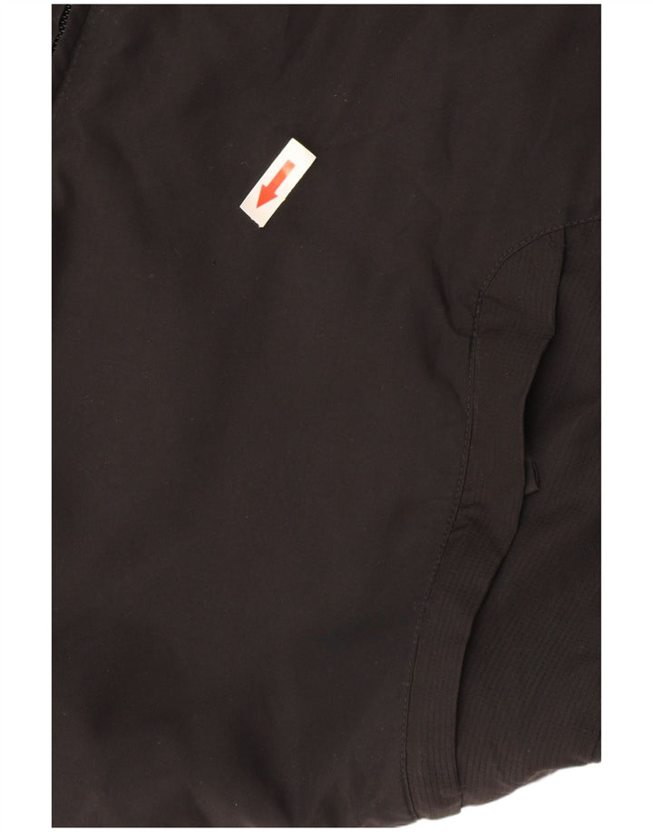 Мужская спортивная куртка Adidas UK 36/38, маленький черный полиэстер