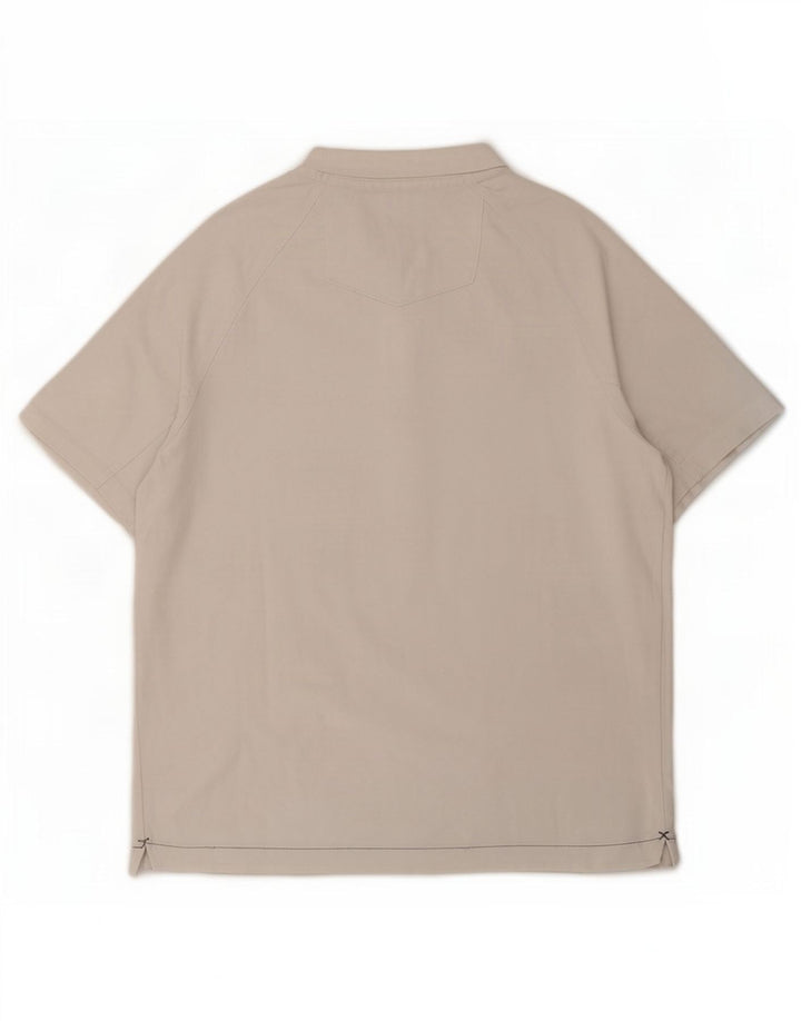 Мужская футболка Fat Face Top из белого хлопка среднего размера
