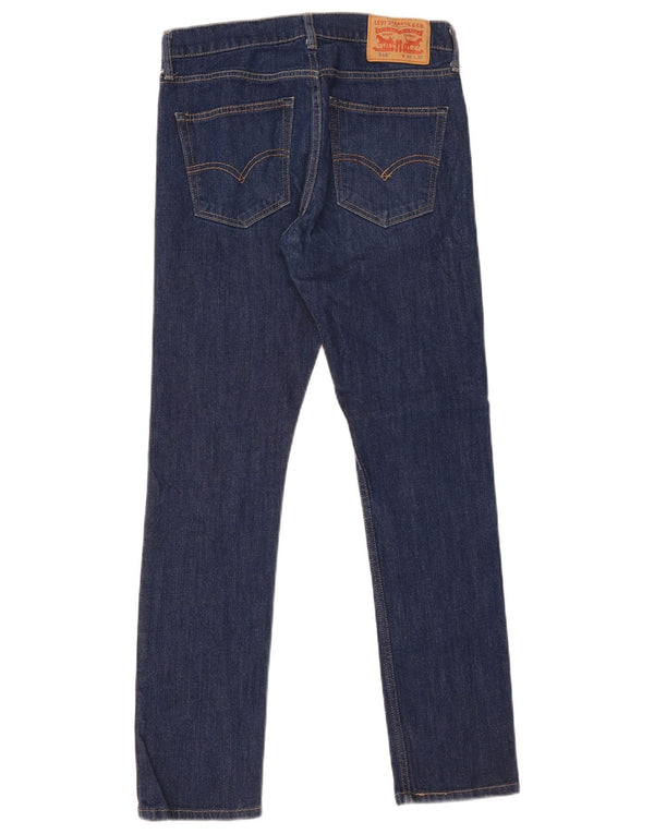 Мужские джинсы скинни Levi's 510 W32 L30 темно-синие, хлопок
