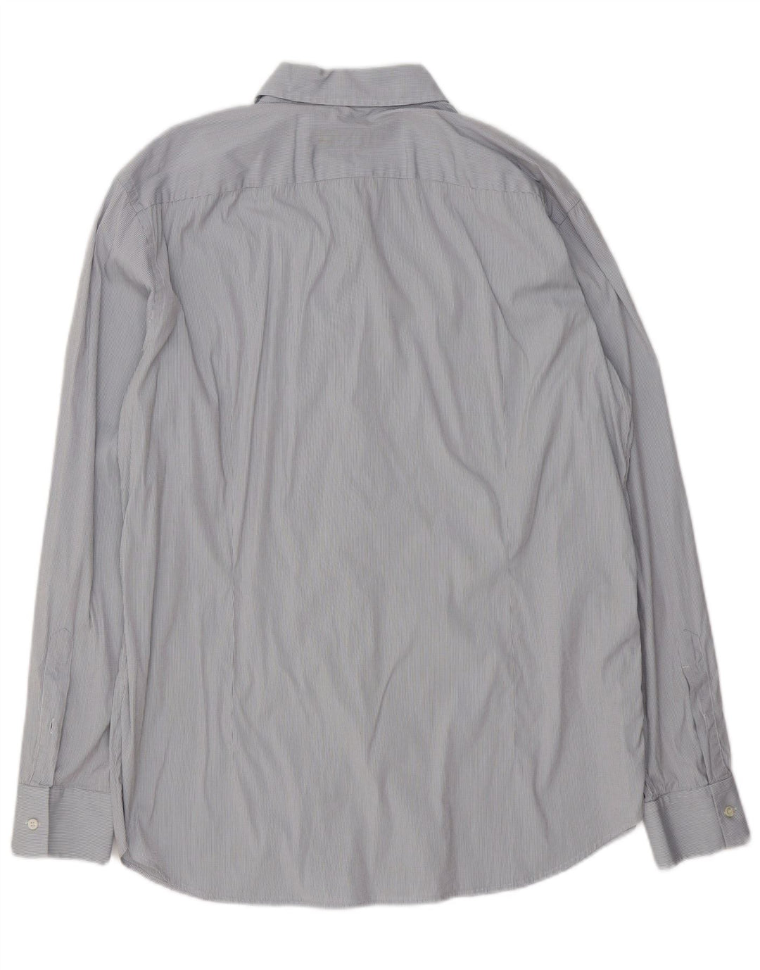 Мужская рубашка HUGO BOSS XL серая в клетку из хлопка