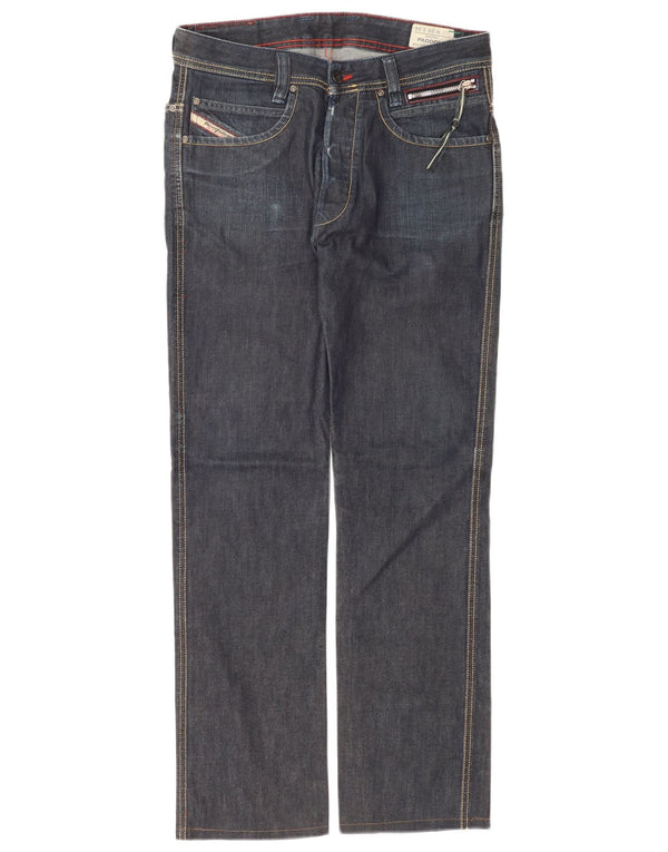 Женские прямые джинсы Diesel Paddom W29 L30, темно-синий, хлопок