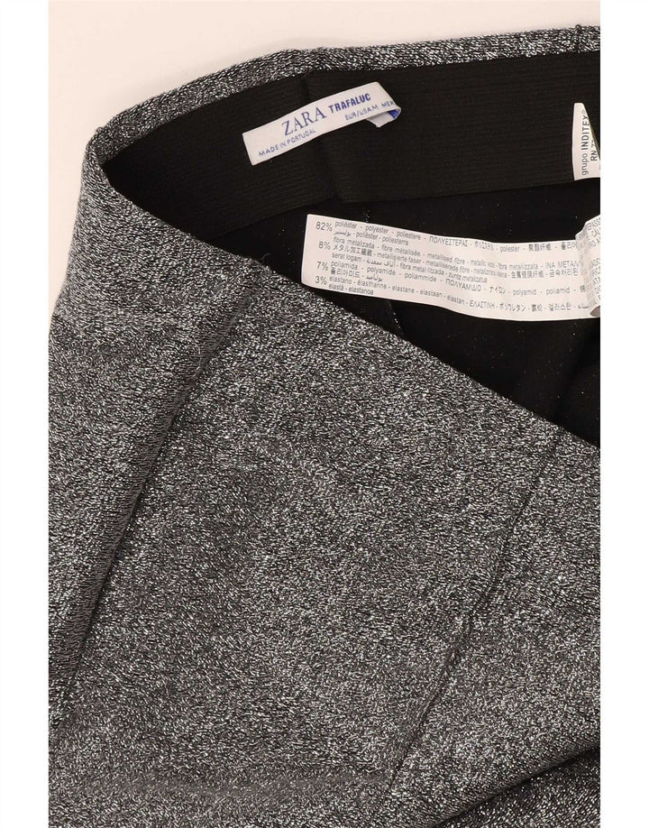 Zara Женские повседневные брюки Trafaluc Bootcut Medium W28 L30 Серебристые