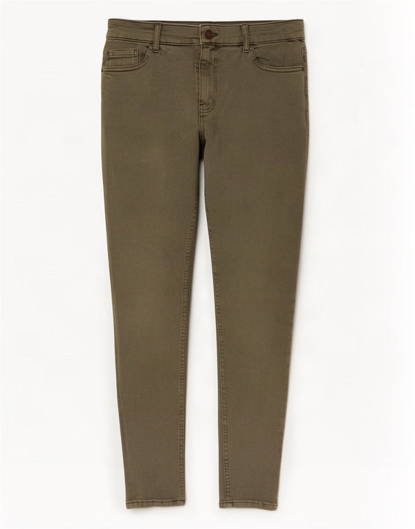 Женские джинсы скинни Marks & Spencer The Ivy UK 14, большие W32 L28, хаки