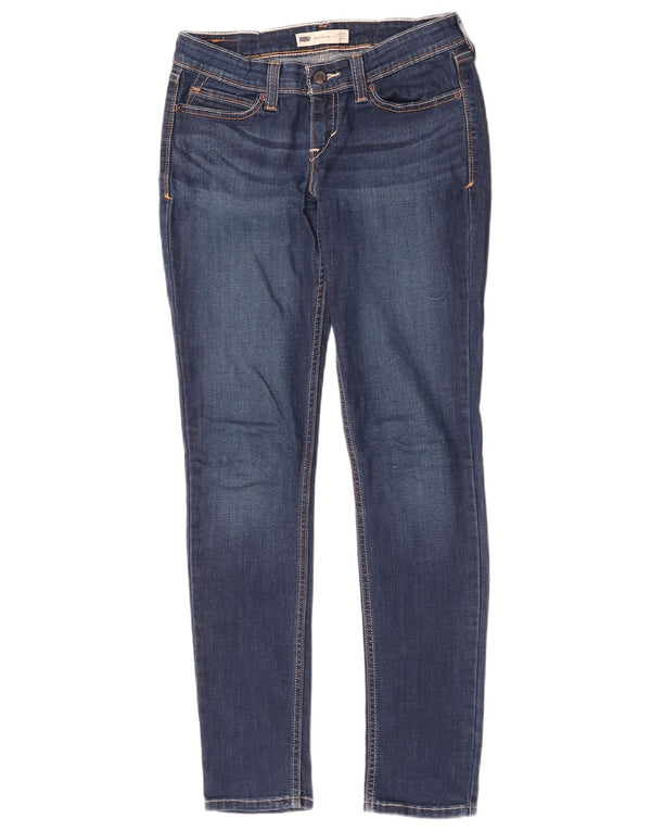 Женские джинсы скинни с низкой талией Levi's Demi Curve W28 L31 синие