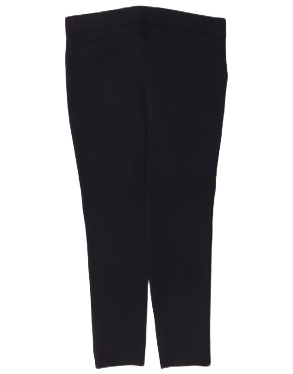 Zara Женские узкие повседневные брюки 2XL W34 L26 Черные вискозы