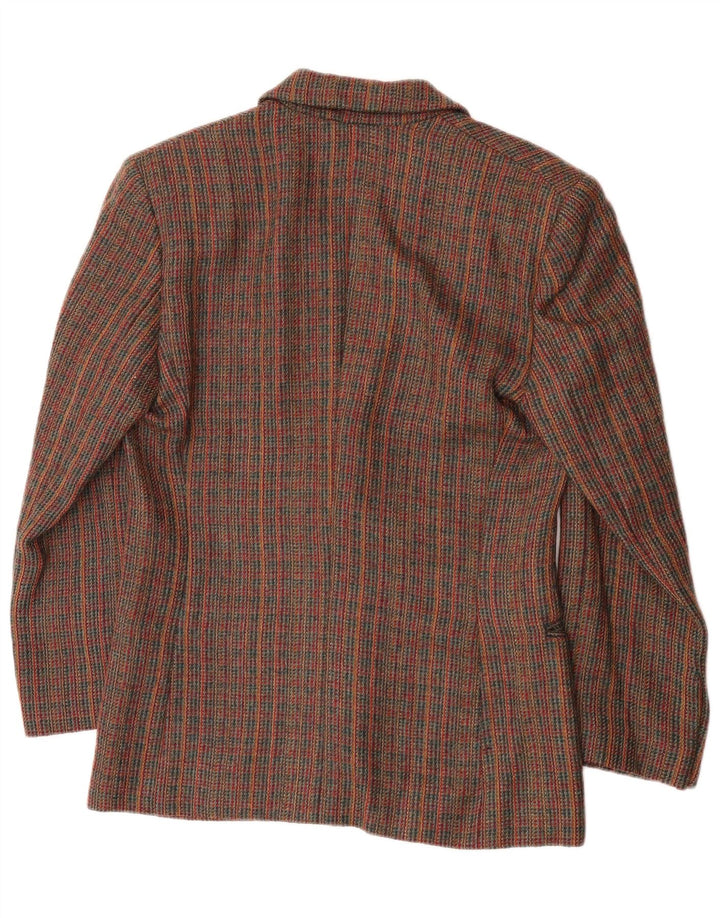 Женский пиджак Missoni UK 12, классический классический в разноцветную полоску среднего размера