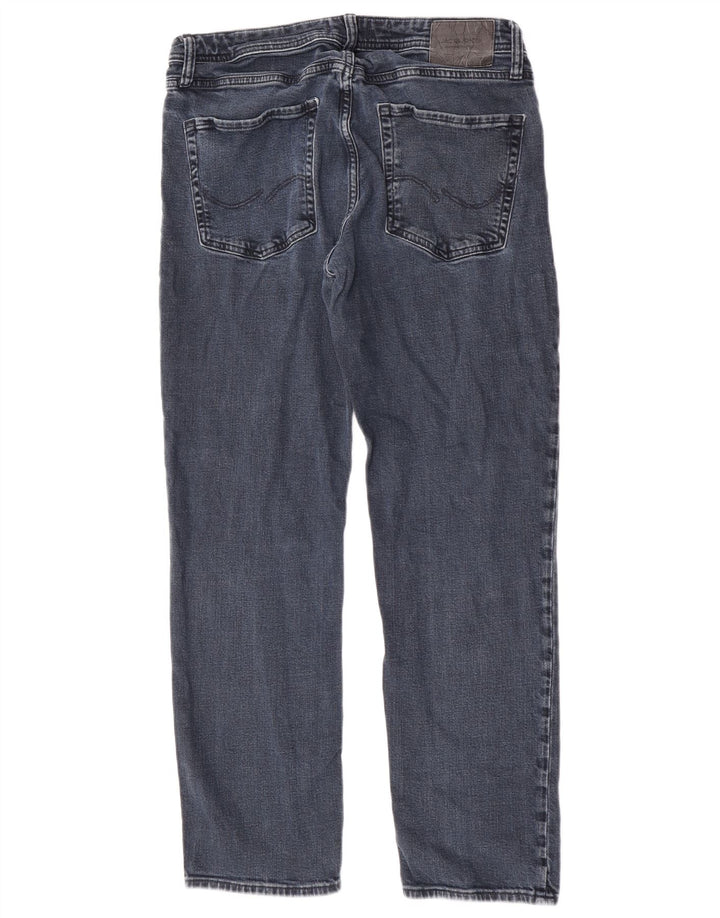 Мужские прямые джинсы Jack & Jones Clark Regular W34 L29, синий хлопок