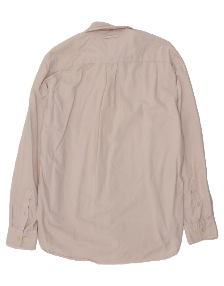 TOMMY HILFIGER Mens Shirt Medium Pink Cotton Vintage Tommy Hilfiger and Second-Hand Tommy Hilfiger from Messina Hembry 