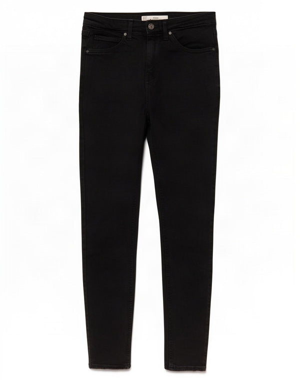Женские джинсы скинни Topshop W28 L26, черный хлопок