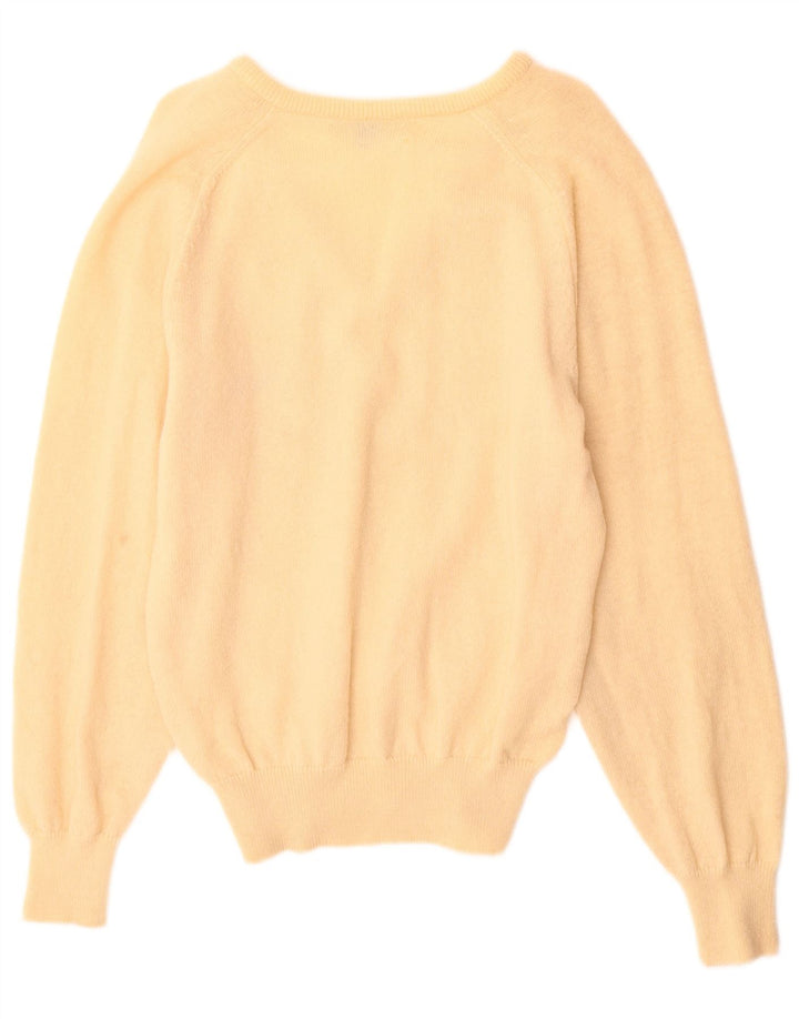 Женский джемпер Pringle с v-образным вырезом EU 36, маленький бежевый