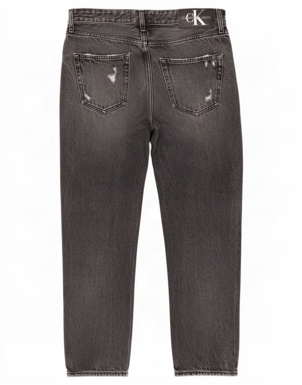 Мужские потертые узкие джинсы Calvin Klein W31 L27 серые