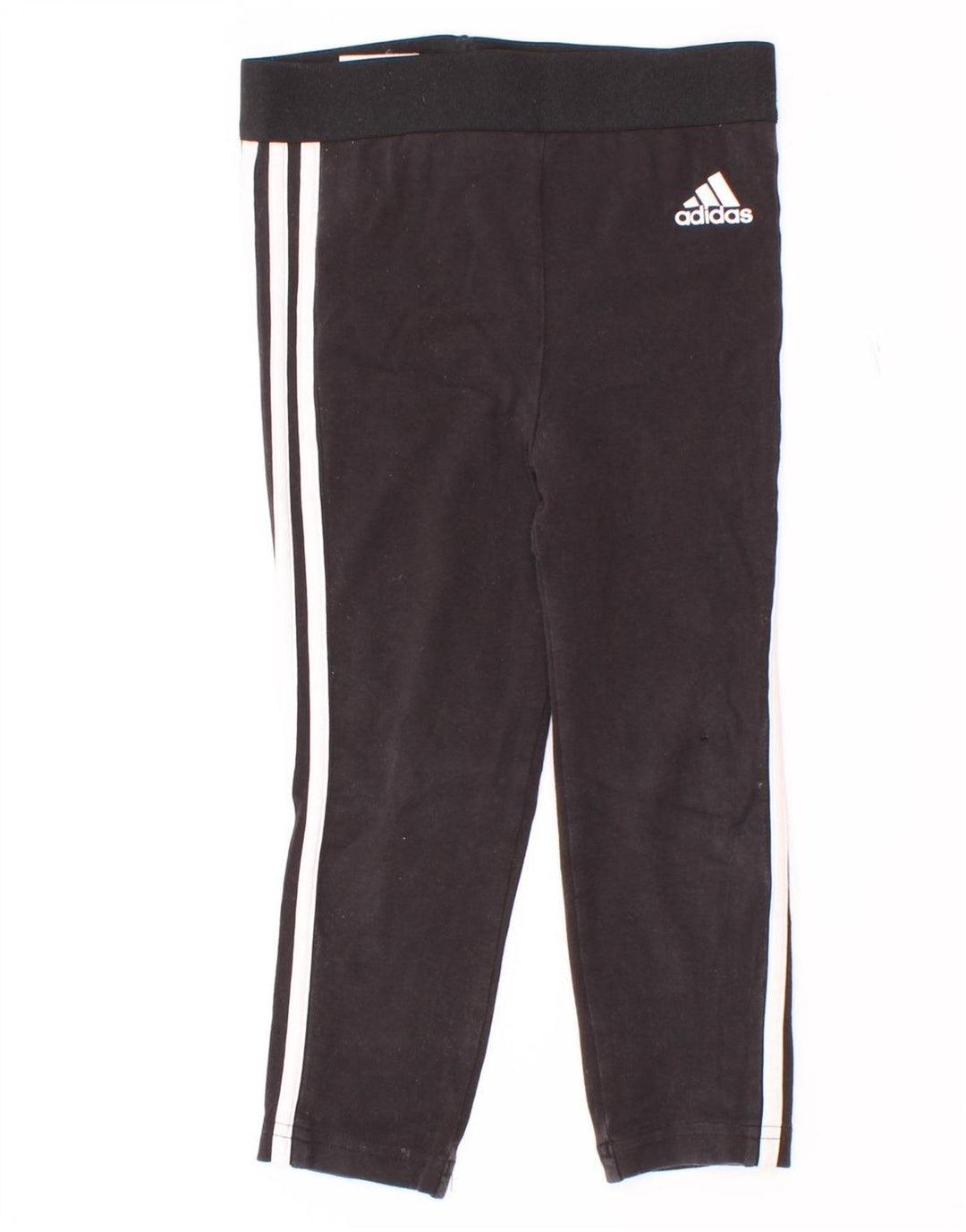 Леггинсы Adidas для девочек 2-3 лет, черные, хлопковые