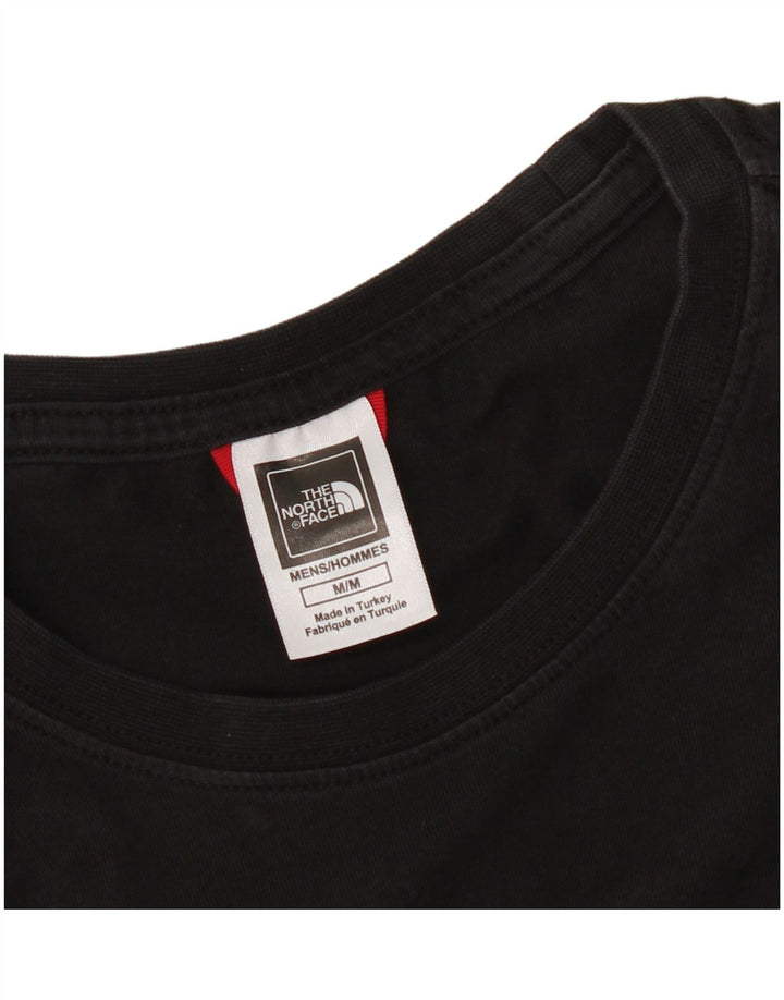 Мужская футболка с рисунком The North Face, средний черный