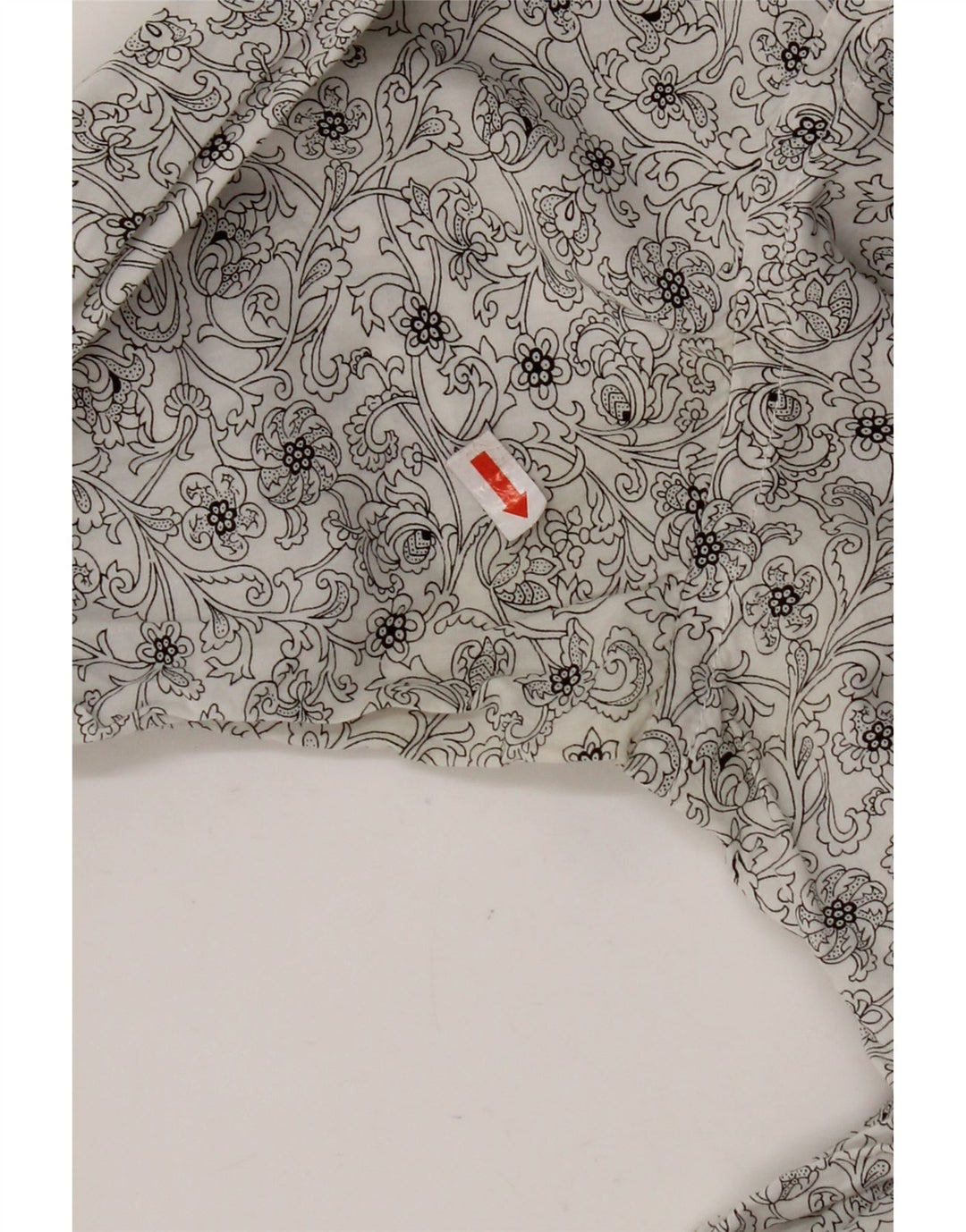 Мужская рубашка TED BAKER, размер 3, средний размер, белый хлопок с цветочным принтом