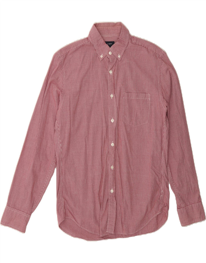 J. CREW Mens Shirt Small Red Gingham Cotton Vintage J. Crew and Second-Hand J. Crew from Messina Hembry 