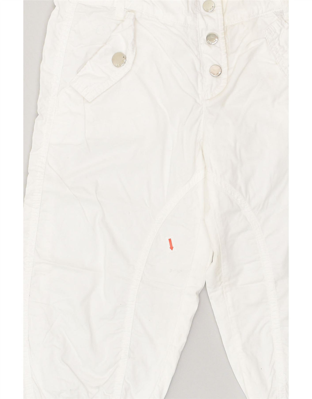 LIU JO JUNIOR Girls Slim Chino Trousers 11-12 Years W26 L20  White Cotton | Vintage Liu Jo junior | Thrift | Second-Hand Liu Jo junior | Used Clothing | Messina Hembry 
