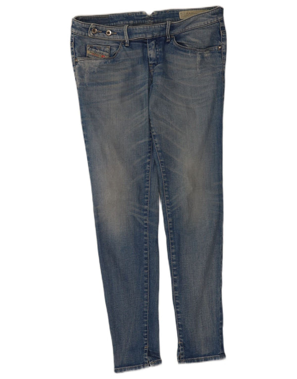 Женские джинсы скинни Diesel Cherick W27 L29, синие, хлопок
