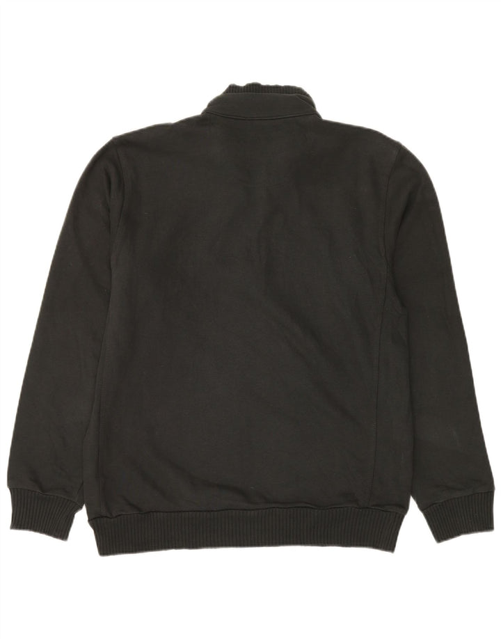 Мужской классический свитер с воротником на молнии Champion, джемпер среднего размера, черный хлопок, хлопок