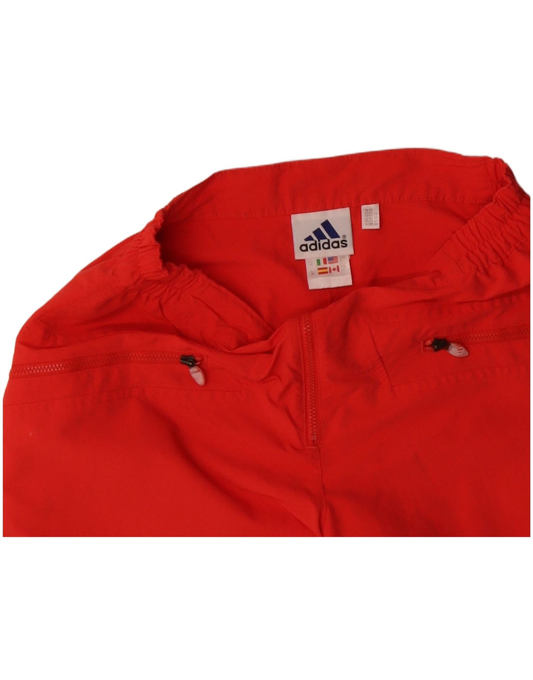 Женские шорты-бермуды ADIDAS UK 10, маленькие W28, оранжевые, полиамид