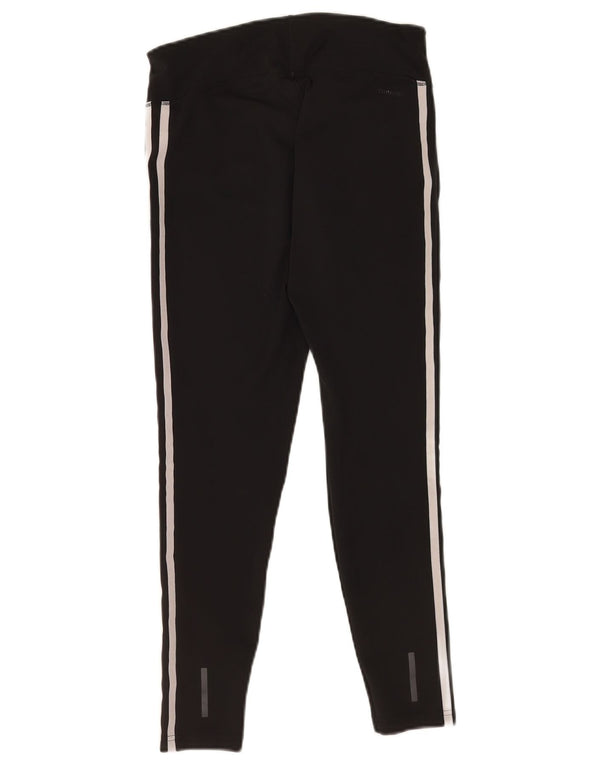Женские леггинсы Adidas UK 8-10 W26 L26 Черные спортивные из полиэстера