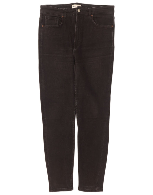 Женские джинсы скинни Zara EU 44 XL W34 L28, черный хлопок